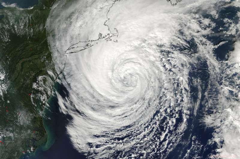 NASA Tracks Powerful Tropical Storm Jose Hovering Off Massachusetts Coast