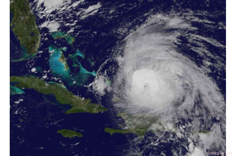 NASA and NOAA Monitor Hurricane Maria as It Approaches the Bahamas