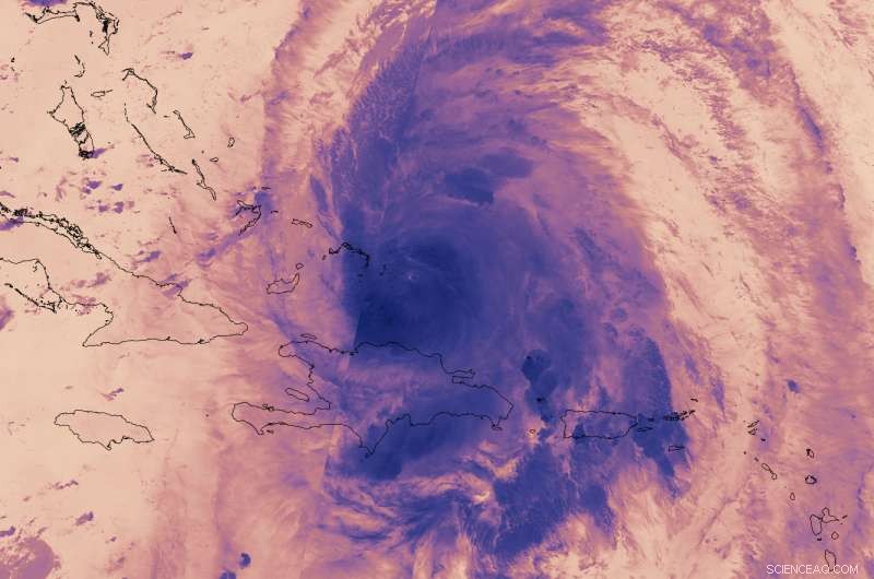 NASA and NOAA Monitor Hurricane Maria as It Approaches the Bahamas