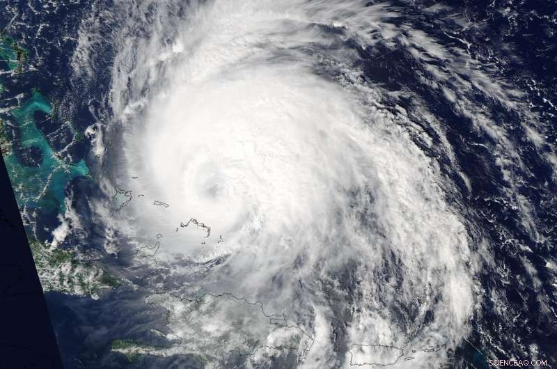 NASA Detects Wind Shear Altering Hurricane Maria as Eye Clears