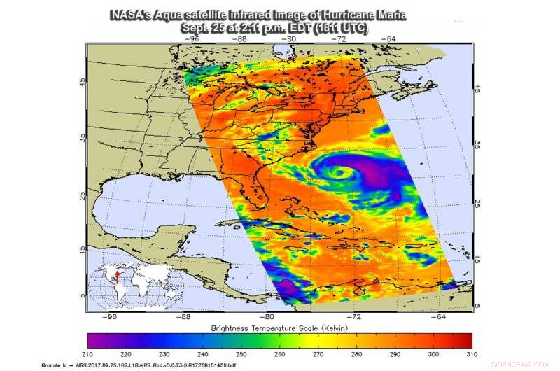 NASA s Aqua Satellite Reveals Hurricane Maria s Most Intense Side