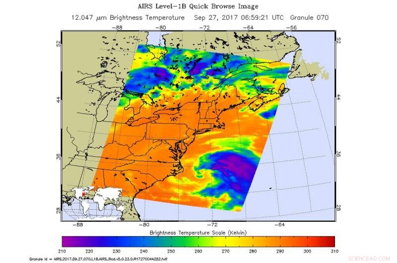 NASA Satellites Reveal Imbalanced Structure of Hurricane Maria