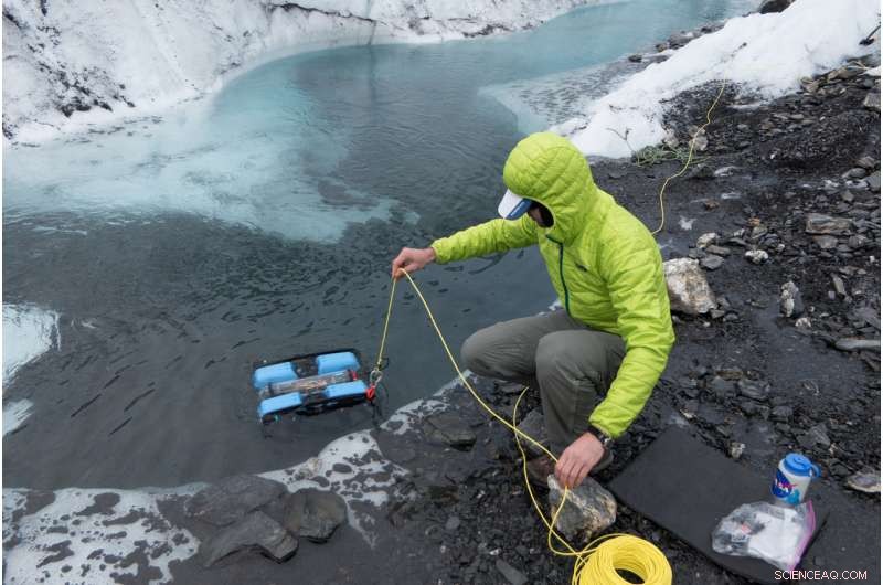 NASA Robots Explore Alaska’s Matanuska Glacier to Test Underwater Mapping Tech