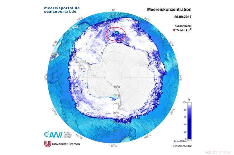 Kiel Climate Model Confirmed by 40-Year Return of the Weddell Sea Polynya