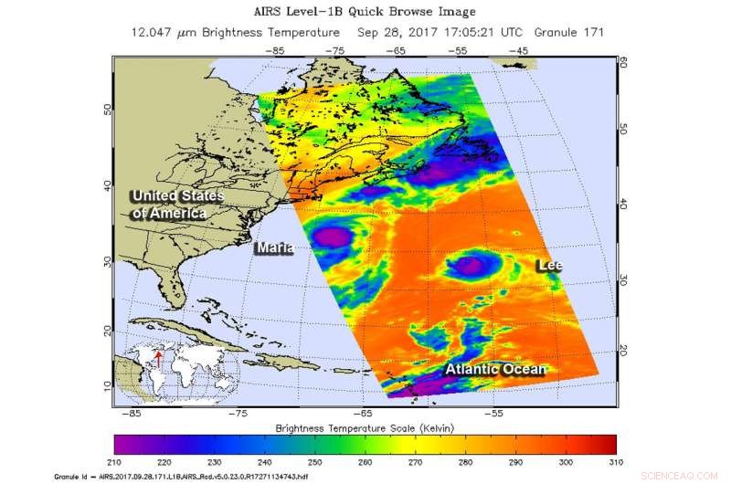 NASA Forecasts a Declining Hurricane Lee Approaching the UK