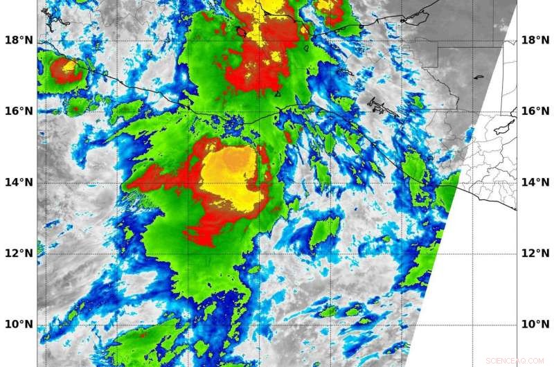 NASA Satellite Detects Intense Storms at the Core of Tropical Storm Ramon