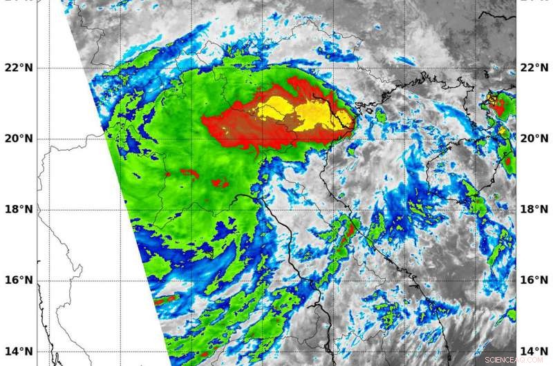 NASA Detects Record-Setting Storms in Vietnam and Laos