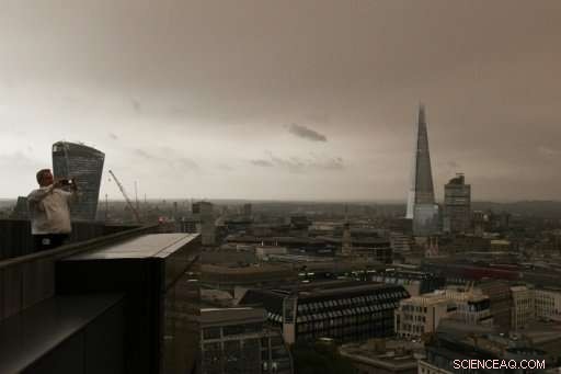 Storm Ophelia Casts Dramatic, Apocalyptic Skies Over Britain