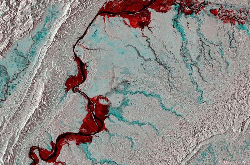 High‑Resolution Sentinel‑1A Image of Sagaing Division, Myanmar – Border with India