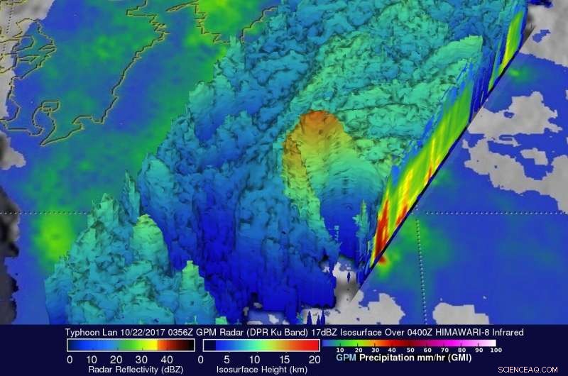 NASA Investigates Record-Breaking Rainfall from Former Typhoon Lan