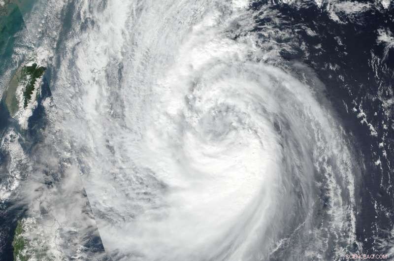 NASA Satellite Reveals Off-Center Strength in Tropical Storm Saola