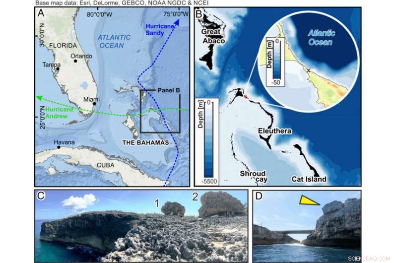 Scientists Propose New Theory for Giant Boulders atop Bahamian Island Cliff