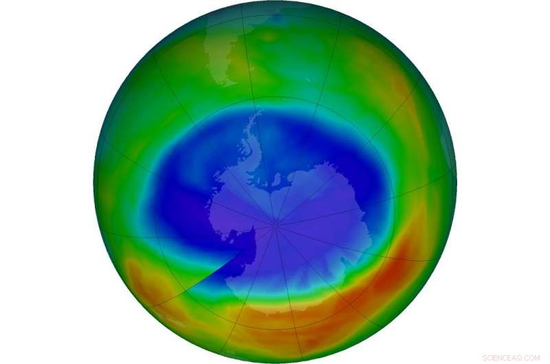 NASA Satellites Confirm 2016 Antarctic Ozone Hole Smallest Since 1988 Due to Warm Air