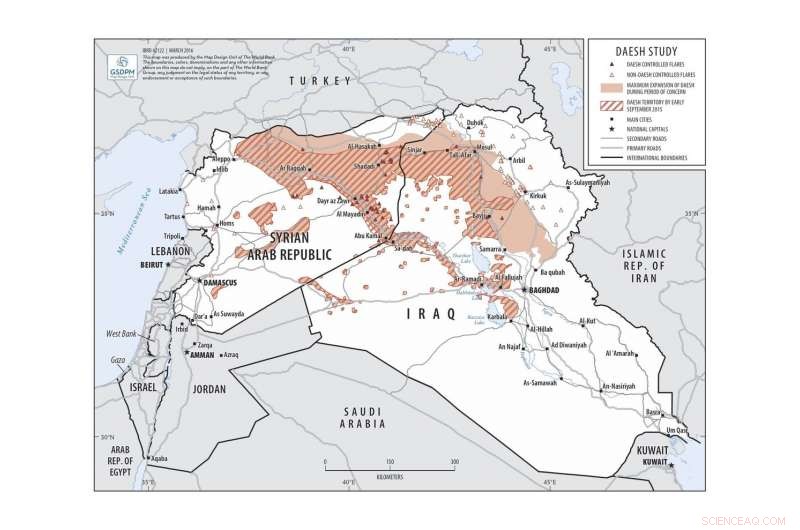 Satellite Imaging Shows Sharp Decline in ISIS-Controlled Oil Production
