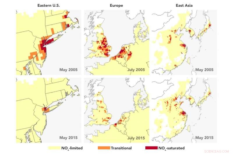 NASA Satellite Traces Ozone Pollution by Monitoring Key Emissions