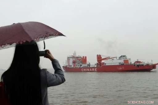 China s Xuelong Icebreaker Embarks on Antarctic Mission