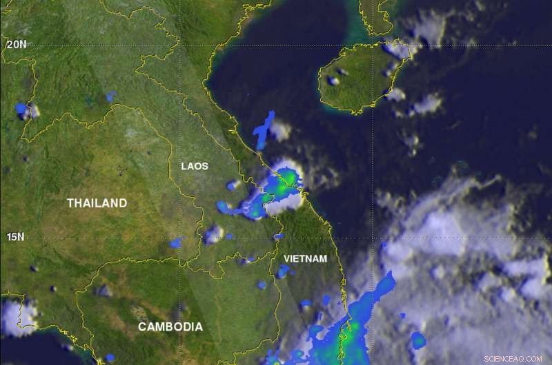 NASA Uses GPM to Track Rainfall from Haikui Remnants in Southern Vietnam