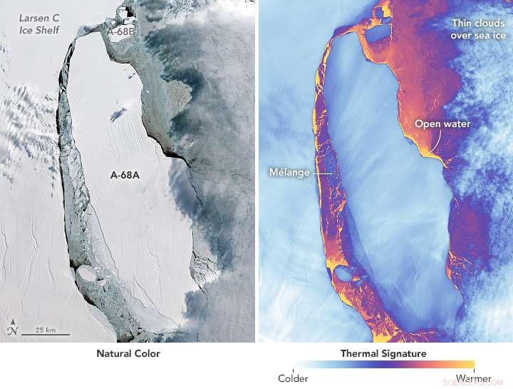 Massive Iceberg Breaks Free from Larsen C Ice Shelf, Signaling Antarctic Changes
