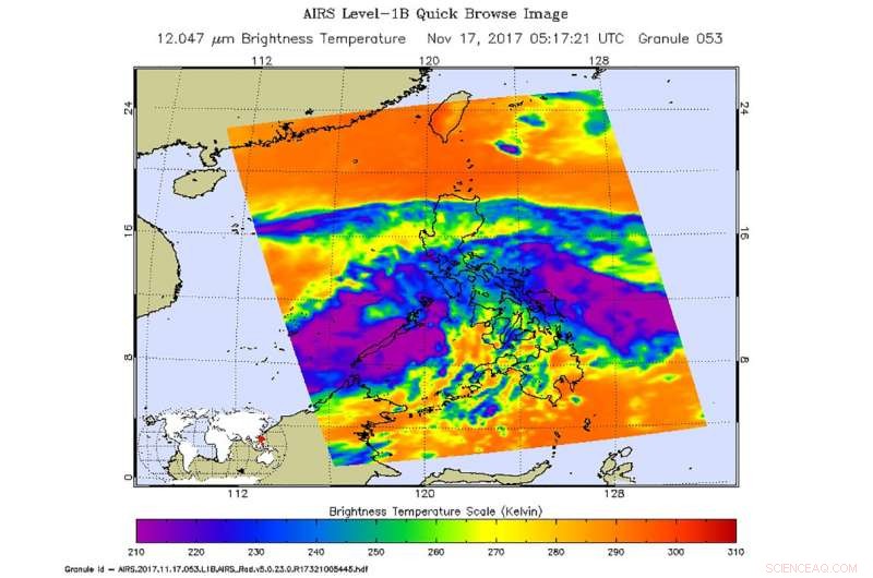 NASA’s Aqua Satellite Tracks Development of Tropical Depression 31W via Infrared Imagery