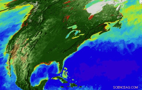 A 20-Year View of Earth s Seasons in Just 2½ Minutes