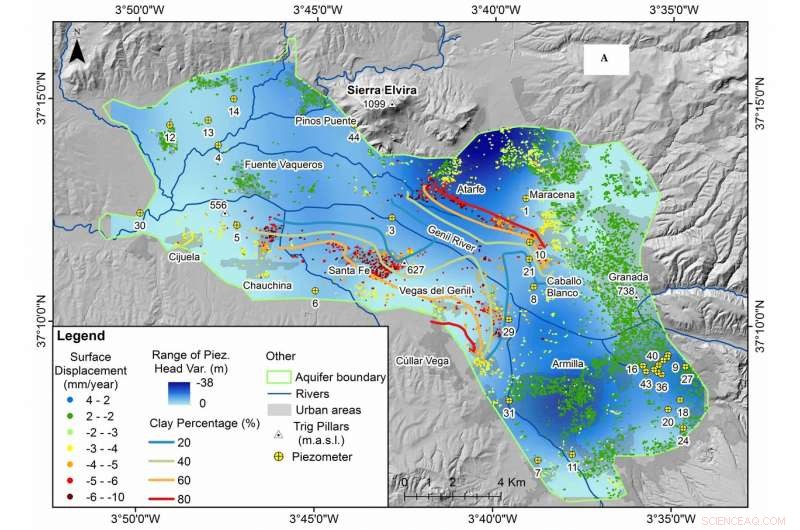 Vega Granada Ground Subsidence Reaches One Centimeter a Year Amid Drought