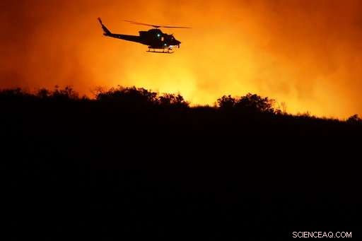 California Wildfire Rips Through Retirement Park, Destroying Mobile Homes