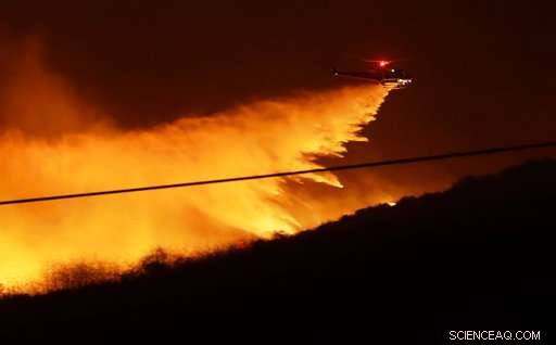 California Wildfire Rips Through Retirement Park, Destroying Mobile Homes