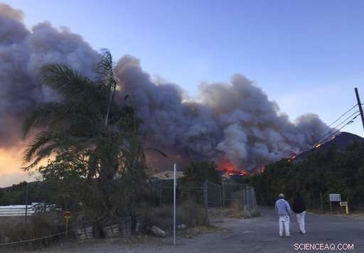 California Wildfire Rips Through Retirement Park, Destroying Mobile Homes