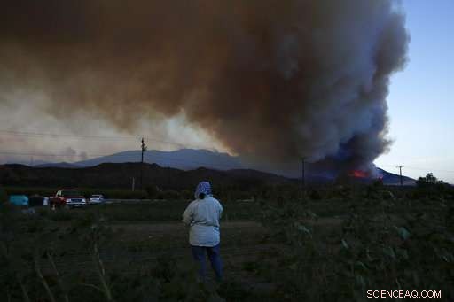 California Wildfire Rips Through Retirement Park, Destroying Mobile Homes