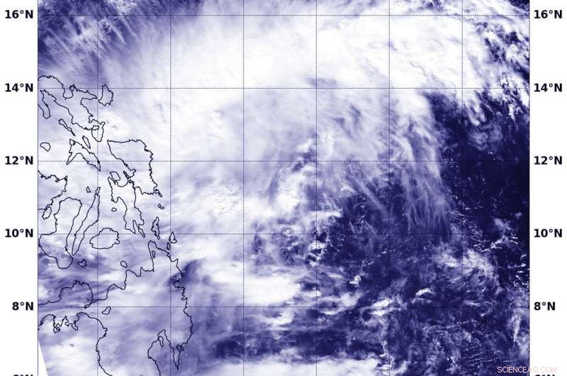 NASA identifies evolving System 96W impacting central Philippines