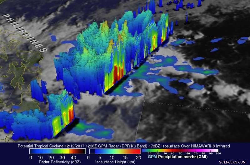 NASA Studies Intense Rainfall in Developing Tropical Storm Kai‑Tak