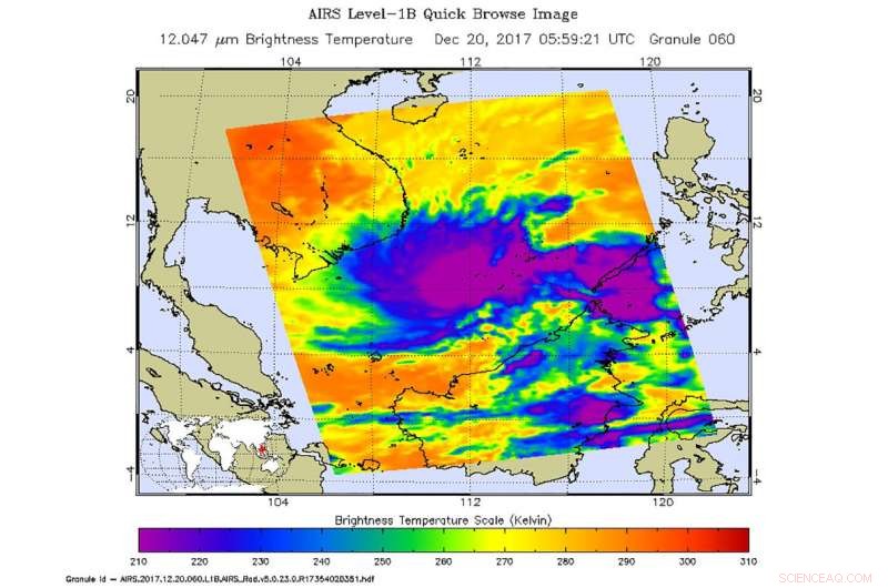 NASA Detects Strengthening of Tropical Storm Kai‑Tak