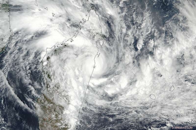 NASA Satellite Captures Tropical Cyclone Ava Landfall on Madagascar’s Coast