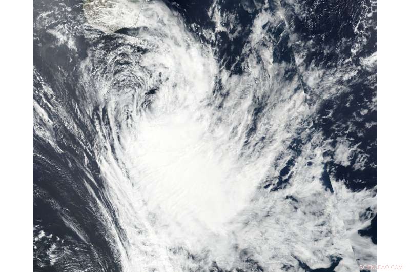 NASA Satellite Captures Dissipation of Tropical Cyclone Ava Near Madagascar