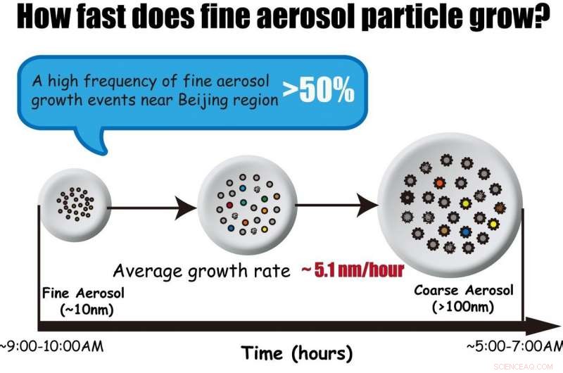 High-Frequency Growth of Fine Aerosol Particles in Beijing: Rapid Rates and Implications