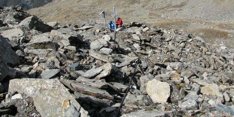 Valais Rock Glacier Degradation Revealed: ETH Study Shows Continuous Permafrost Movement