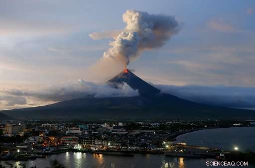 Mayon Volcano Erupts, Sending Lava and Ash to Coat Nearby Land
