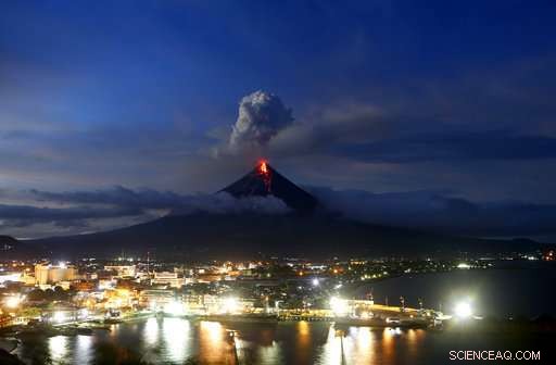 Mayon Volcano Erupts, Sending Lava and Ash to Coat Nearby Land