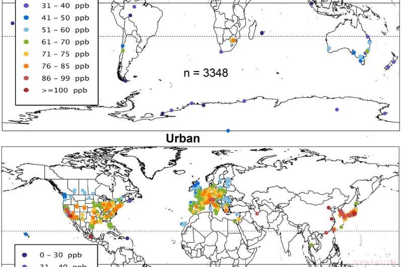 Global Ozone Pollution Patterns Unveiled by Powerful New Dataset