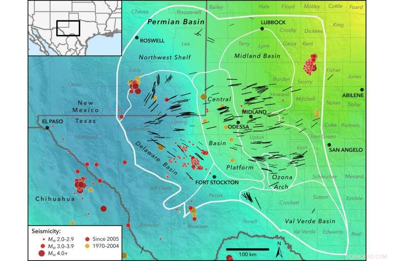 New Seismic Stress Map Helps Reduce Induced Earthquake Risk in West Texas and New Mexico