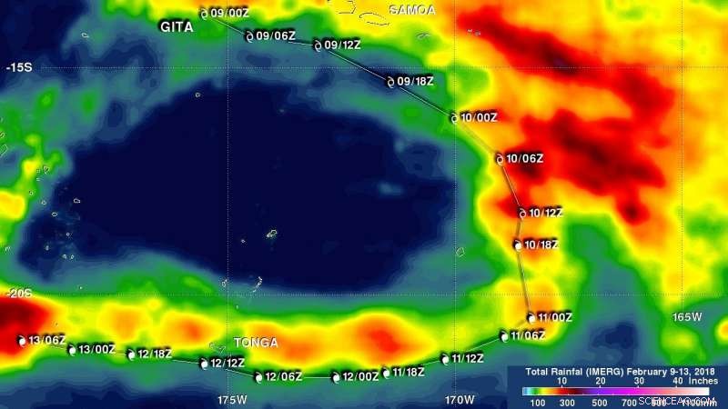 NASA Quantifies Total Rainfall from Destructive Tropical Cyclone Gita