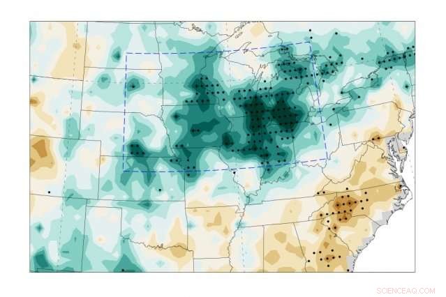 Study Reveals Intensive Farming Alters Summer Climate Across U.S. Regions