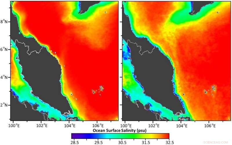 Measuring Ocean Salinity from Space with Color Imaging