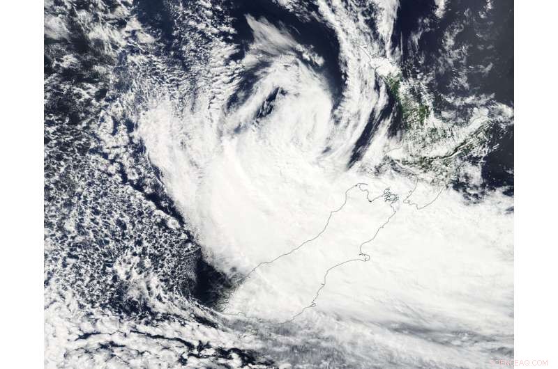 NASA s Terra Satellite Images Ex-Tropical Cyclone Gita Impacting New Zealand