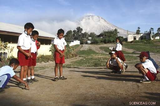Volcanic Eruption Reforms Summit of Indonesia s Mount Sinabung
