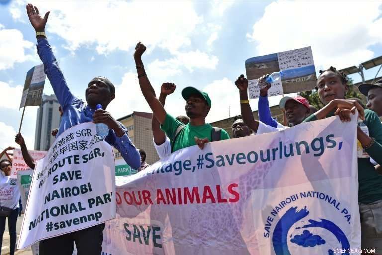 Public Outcry Over Railway Construction Inside Nairobi National Park