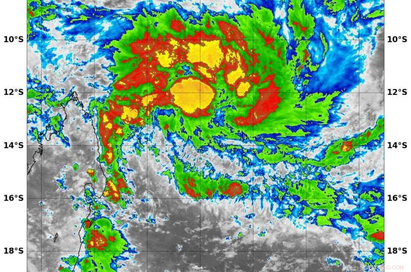 NASA Aqua Satellite Provides Exclusive View of Tropical Cyclone 11S
