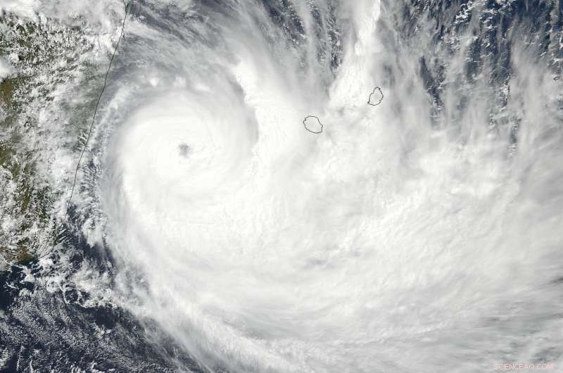 NASA Observes Intense Storms Encircling Dumazile s Eye
