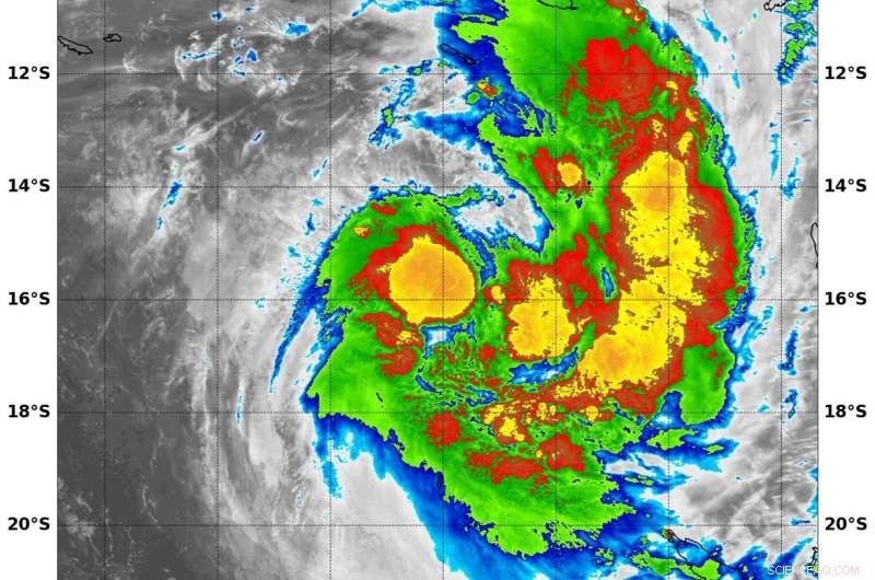 NASA Detects Record‑Breaking Storms in New Tropical Cyclone 13P