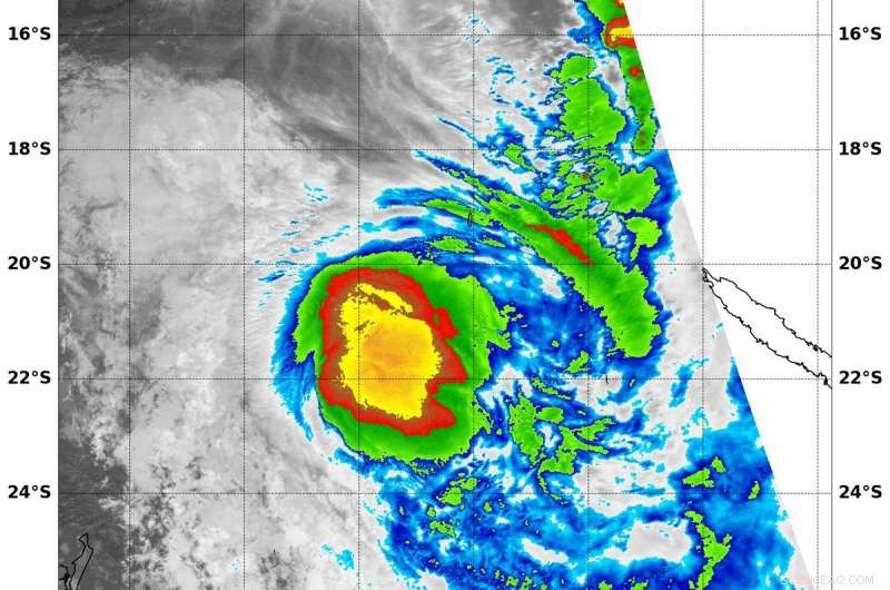 NASA Detects Arm Loss in Tropical Cyclone Linda